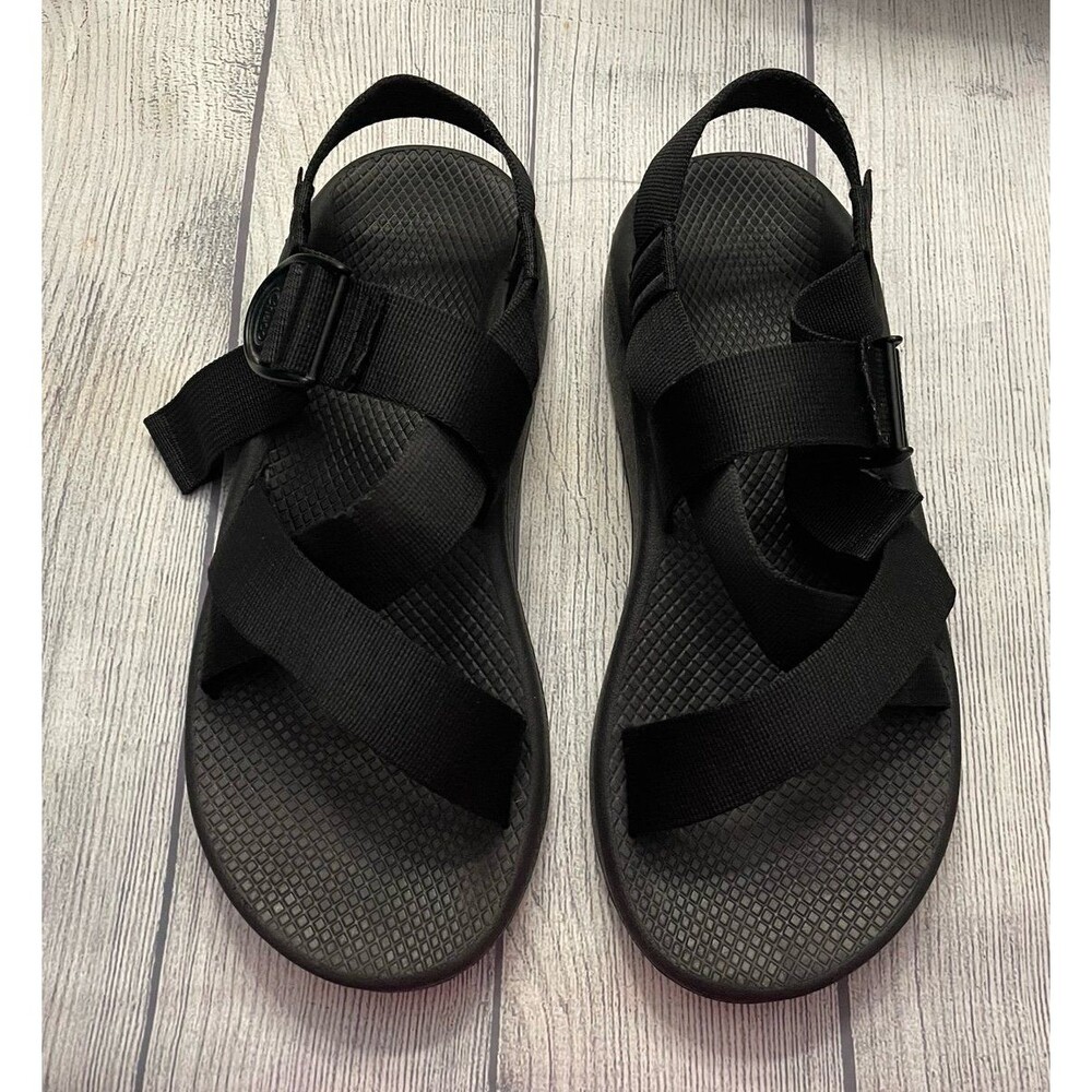 Black Chaco Chaco’s Men’s Hiking Sandals Shoes, Size Adult 11